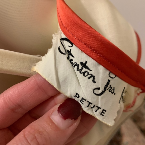 {Vintage} 60s Sheath Dress - Floral Roses - Picture 12 of 12